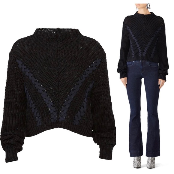 3.1 Phillip Lim Sweaters - 3.1 Philip Lim Long sleeve cropped pullover size XS